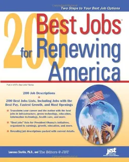 עטיפת הספר 200 Best Jobs for Renewing America מאת Laurence, Ph.D. Shatkin