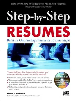 עטיפת הספר Step-by-Step Resumes: Build an Outstanding Resume in 10 Easy Steps מאת Evelyn U. Salvador