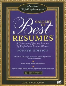 עטיפת הספר Gallery of Best Resumes: A Collection of Quality Resumes by Professional Resume Writers מאת David F. Noble