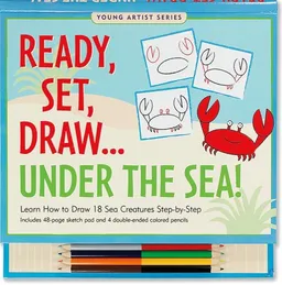 Ready, Set, Draw Under the Sea! (How to Draw Kit) (Activity Books) (Young Artist)