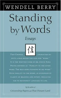 Standing by Words: Essays
