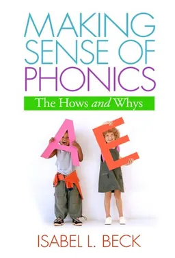 עטיפת הספר Making Sense of Phonics: The Hows and Whys (Solving Problems in the Teaching of Literacy) מאת Isabel L. Beck PhD