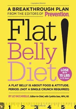 עטיפת הספר Flat Belly Diet מאת Liz Vaccariello