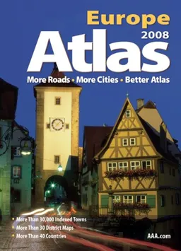 AAA 2008 Europe Road Atlas (Aaa Europe Road Atlas)