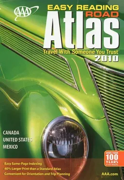 AAA Easy Reading Road Atlas 2010 (Aaa North American Road Atlas (Large Print))