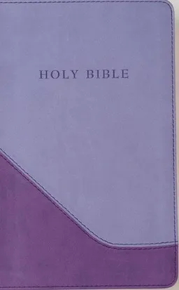 עטיפת הספר Holy Bible: King James Version, Lilac/Violet, Imitation Leather, Personal Size Giant Print Reference Bible (Hendrickson Bibles) מאת N/A