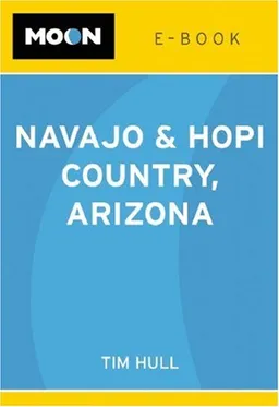 Moon Spotlight Navajo and Hopi Country