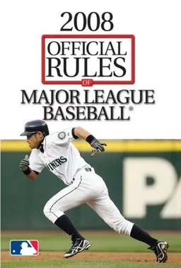 עטיפת הספר 2008 Official Rules of Major League Baseball מאת Triumph Books