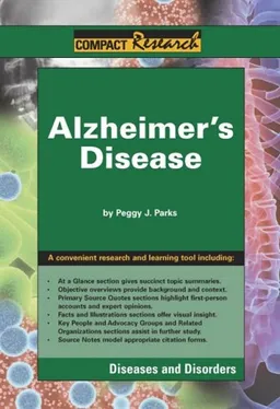 עטיפת הספר Alzheimer's Disease: Diseases and Disorders (Compact Research Series) מאת Peggy J. Parks