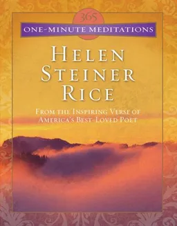 עטיפת הספר One Minute Meditations From Helen Steiner Rice מאת Helen Steiner Rice