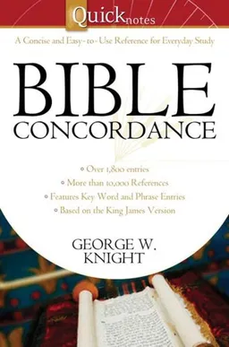 עטיפת הספר Quicknotes Bible Concordance (QuickNotes Commentaries) מאת George W. Knight