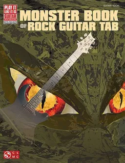 עטיפת הספר Monster Book of Rock Guitar Tab (Play It Like It Is Guitar) מאת Hal Leonard Corp.