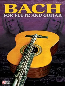 עטיפת הספר Bach for Flute and Guitar (Voice & Piano) מאת Johann Sebastian Bach