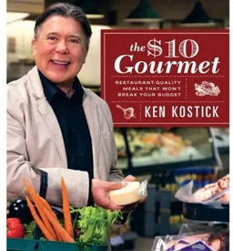 עטיפת הספר The $10 Gourmet מאת Ken Kostick