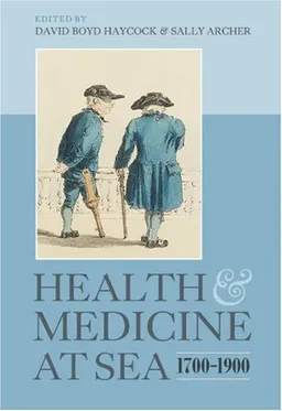 עטיפת הספר Health and Medicine at Sea, 1700-1900 מאת David Boyd Haycock