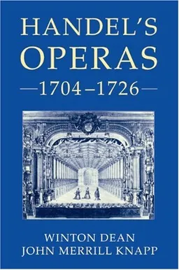עטיפת הספר Handel's Operas, 1704-1726 מאת Winton Dean