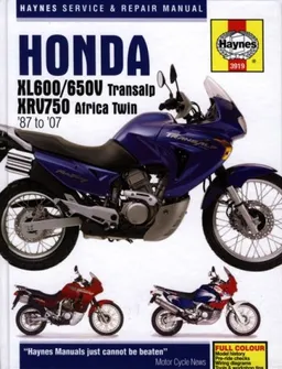 Honda XL600/650V Transalp & XRV750 Africa Twin '87 to '07 (Haynes Service & Repair Manual)