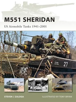 עטיפת הספר M551 Sheridan: US Airmobile Tanks 1941-2001 (New Vanguard) מאת Steven Zaloga