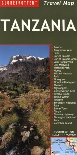 עטיפת הספר Tanzania Travel Map (Globetrotter Travel Map) מאת Globetrotter