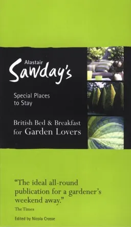 Special Places to Stay: British Bed & Breakfast for Garden Lovers, 5th