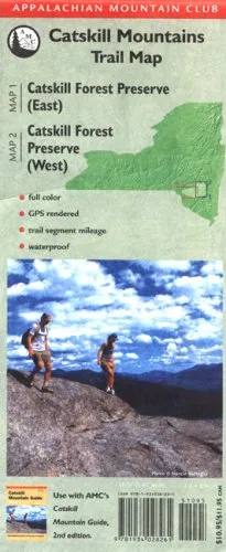 עטיפת הספר AMC Map Catskill Mountains, 2nd: New York; Catskill Forest Preserve (Appalachian Mountain Club: Catskill Mountain Trails) מאת Larry Garland
