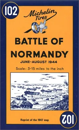 Michelin Battle of Normandy Map No.102