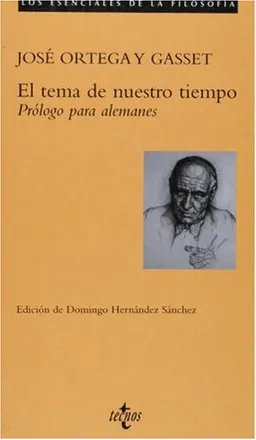 El tema de nuestro tiempo.. Prologo para alemanes (Filosofia) (Portuguese Edition)