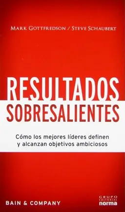 Resultados sobresalientes/ Outstanding Results (Spanish Edition)