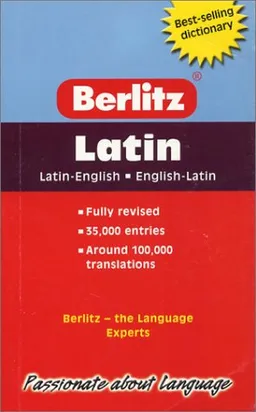 Berlitz Latin Dictionary (Berlitz Dictionaries) (Latin Edition)