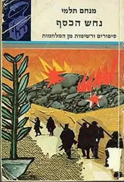 עטיפת הספר נחש הכסף מאת מנחם תלמי