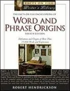 The Facts on File Encyclopedia of Word and Phrase Origins (Facts on File Writer's Library)