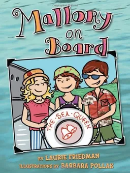 עטיפת הספר Mallory on Board מאת Laurie B. Friedman