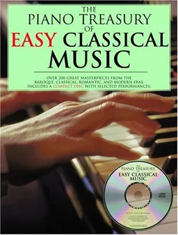 Piano Treasury Of Easy Classical Music (Book & CD)