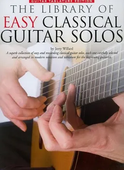 The Library of Easy Classical Guitar Solos: Guitar Tablature Edition (Music Sales America)