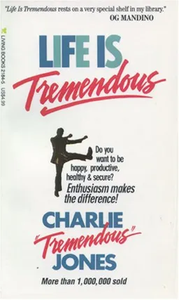 עטיפת הספר Life Is Tremendous מאת Charlie Jones