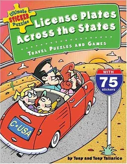 Ultimate Sticker Puzzles: License Plates Across the States: Travel Puzzles and Games!
