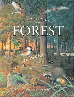 עטיפת הספר Day and Night in the Forest מאת Susan Barrett