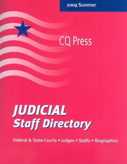 Judicial Staff Directory 2009/Summer (Judicial Staff Directory Summer)