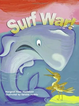 עטיפת הספר Surf War!: A Folktale from the Marshall Islands מאת Margaret MacDonald