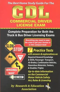עטיפת הספר CDL: Commercial Driver License Exam מאת The Staff of REA