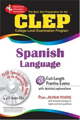 עטיפת הספר Best Test Preparation for the CLEP Spanish מאת Goldman