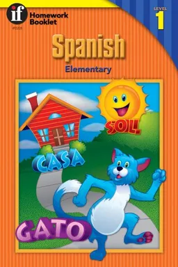 Spanish Homework Booklet, Elementary, Level 1 (Spanish and English Edition)