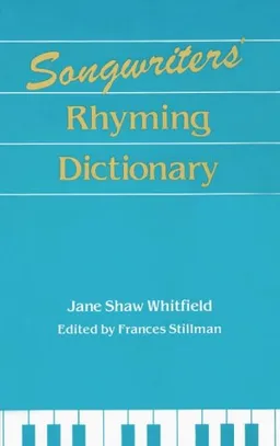 Songwriters Rhyming Dictionary