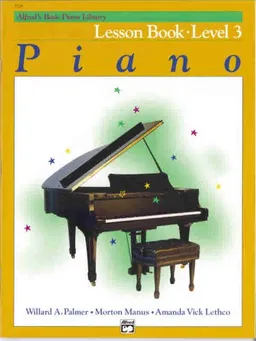 עטיפת הספר Alfred's Basic Piano Course: Lesson Book - Level 3 מאת Willard A. Palmer