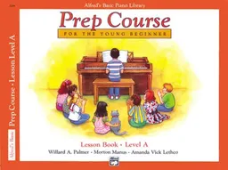 עטיפת הספר Alfred's Basic Piano Library: Prep Course Lesson Level A מאת Willard Palmer