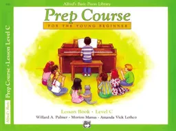 עטיפת הספר Prep Course For the Young Beginner: Lesson Book Level C מאת Willard A. Palmer