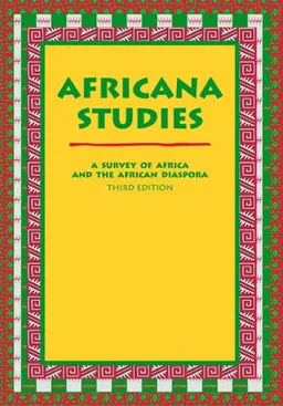 עטיפת הספר Africana Studies: A Survey of Africa And the African Diaspora מאת Mario Azevedo