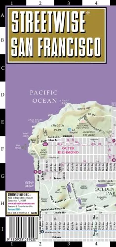 Streetwise San Francisco Map - Laminated City Center Street Map of San Francisco, California - Folding pocket size travel map with BART map, MUNI lines, bus routes