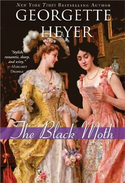 עטיפת הספר The Black Moth מאת Georgette Heyer