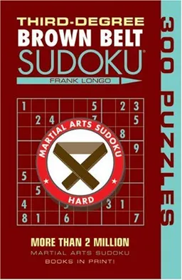 עטיפת הספר Third-Degree Brown Belt Sudoku (Martial Arts Sudoku) מאת Frank Longo
